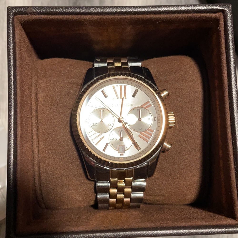 Michael Kors Two-Tone Watch - Picture 5 of 6